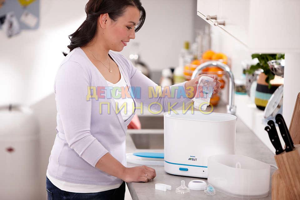 Комплект ръчна помпа за кърма със стерилизатор Philips Avent - Image 8