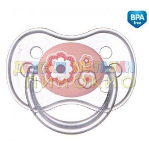 Силиконова залъгалка с форма на черешка 6-18 м NEWBORN BABY 22/563 Canpol