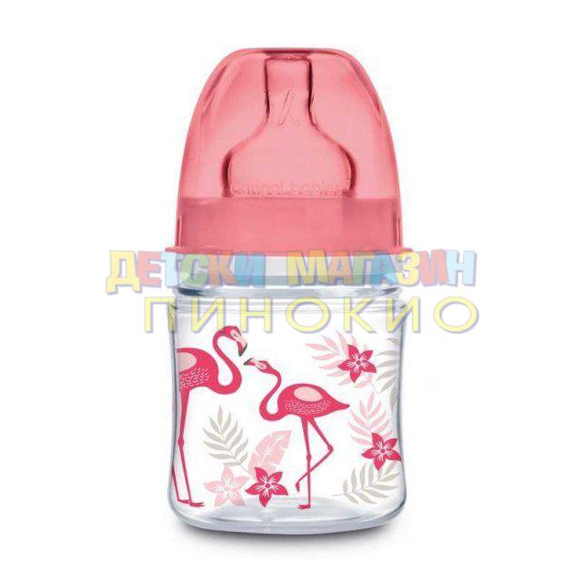Шише с широко гърло 120 мл. АНТИКОЛИК EASY START JUNGLE GREEN 35/226 CANPOL - Image 3