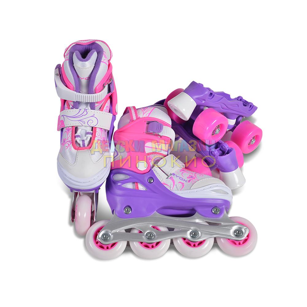 Ролери-кънки Double 2в1 M (34-37) Byox - Image 8