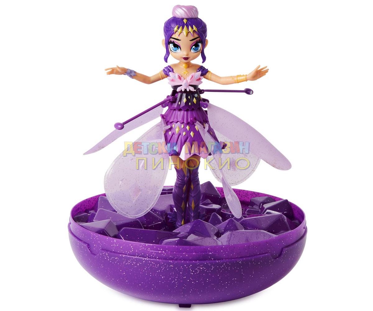 HATCHIMALS PIXIES Crystal Flyers Летяща фея лилава Egg Flying Pixie Purple 6059634