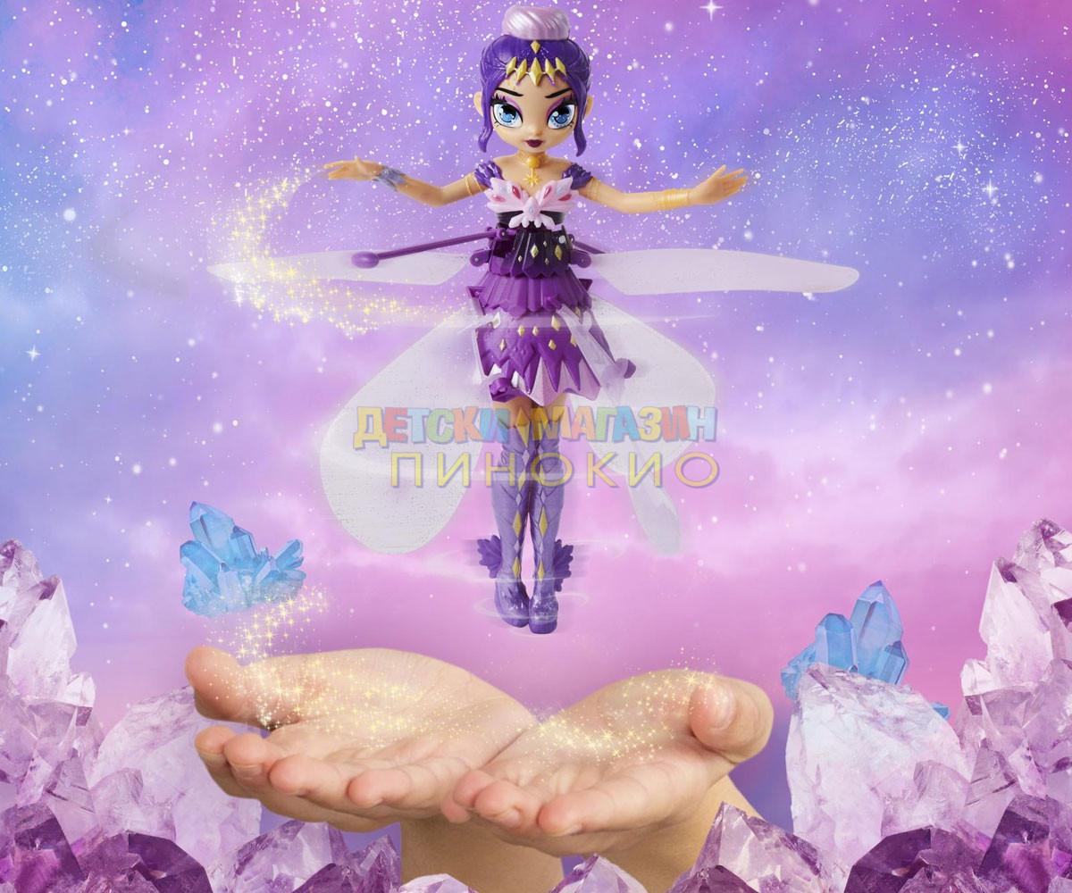 HATCHIMALS PIXIES Crystal Flyers Летяща фея лилава Egg Flying Pixie Purple 6059634 - Image 7