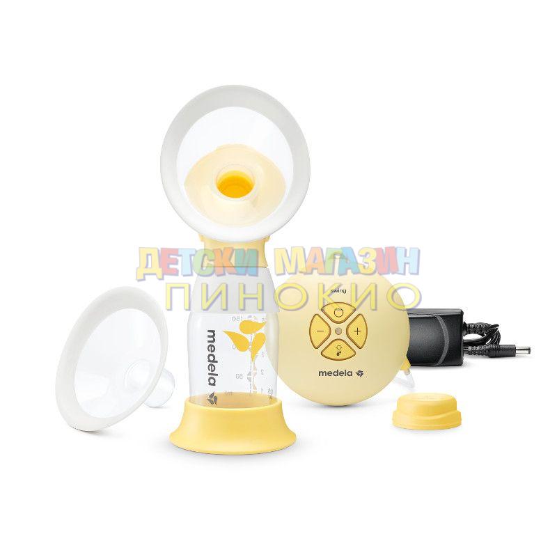 Единична двуфазна електрическа помпа за кърма Swing Flex + 1бр. шише и 2бр. фунии S, M 101039075 MEDELA - Image 2