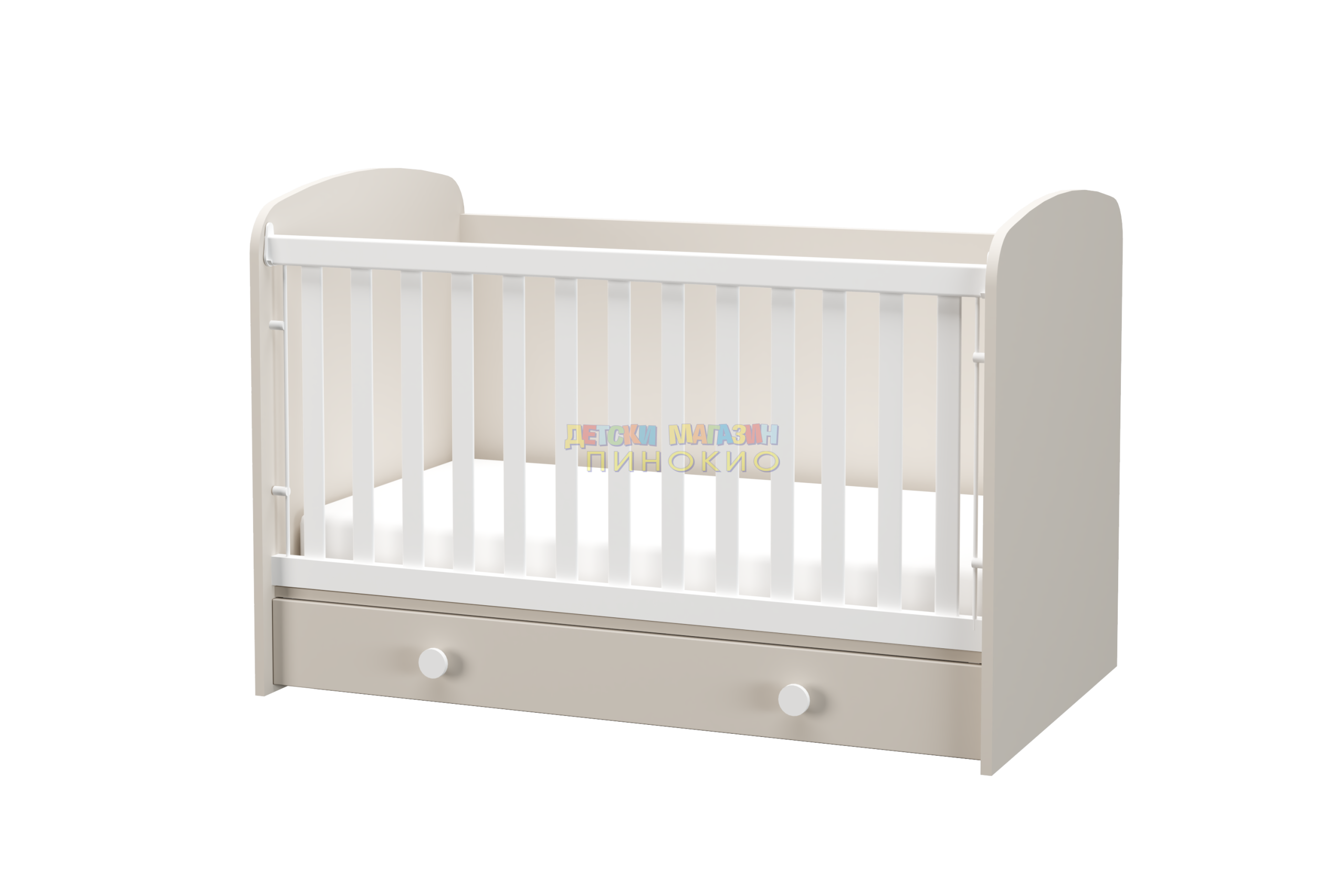 Дървена кошара Калина 60/120 подвижна решетка DIZAIN BABY - Image 6