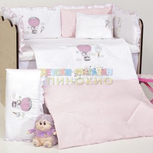 Спален комплект Бродерия Замък DIZAIN BABY
