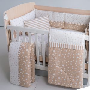 Спален комплект Дуо звезди капучино DIZAIN BABY