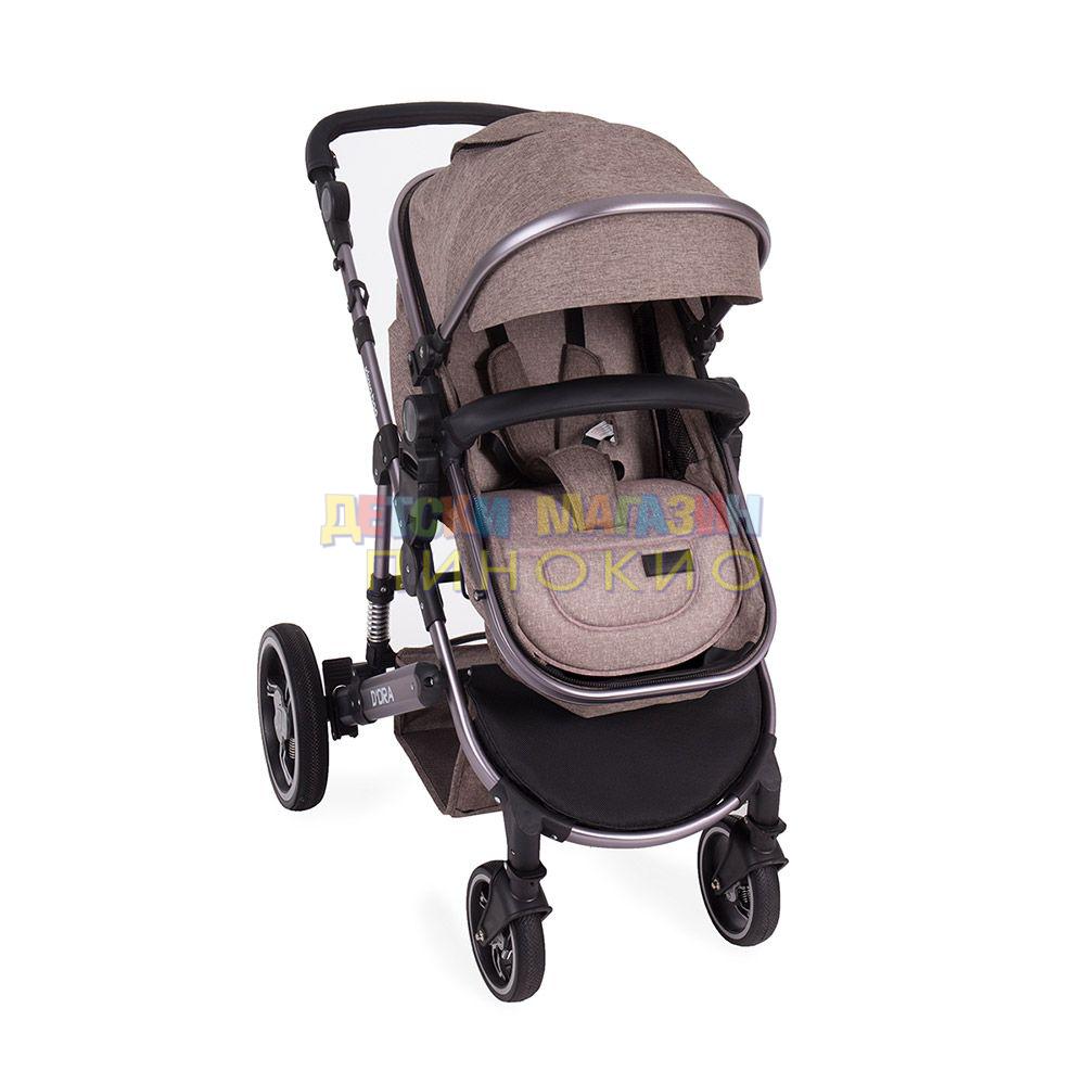 Комбинирана количка 2в1 D`ORA СЕТ BEIGE KIKKABOO - Image 3