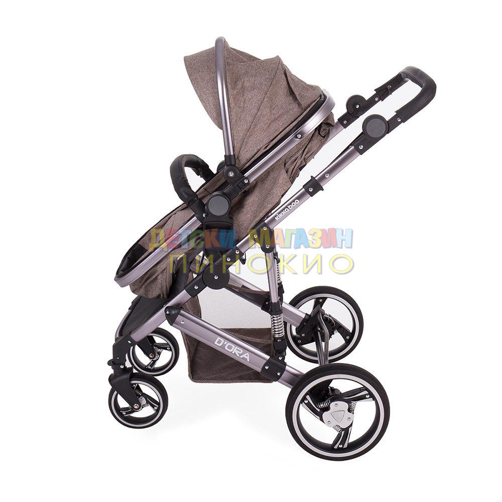 Комбинирана количка 2в1 D`ORA СЕТ BEIGE KIKKABOO - Image 6