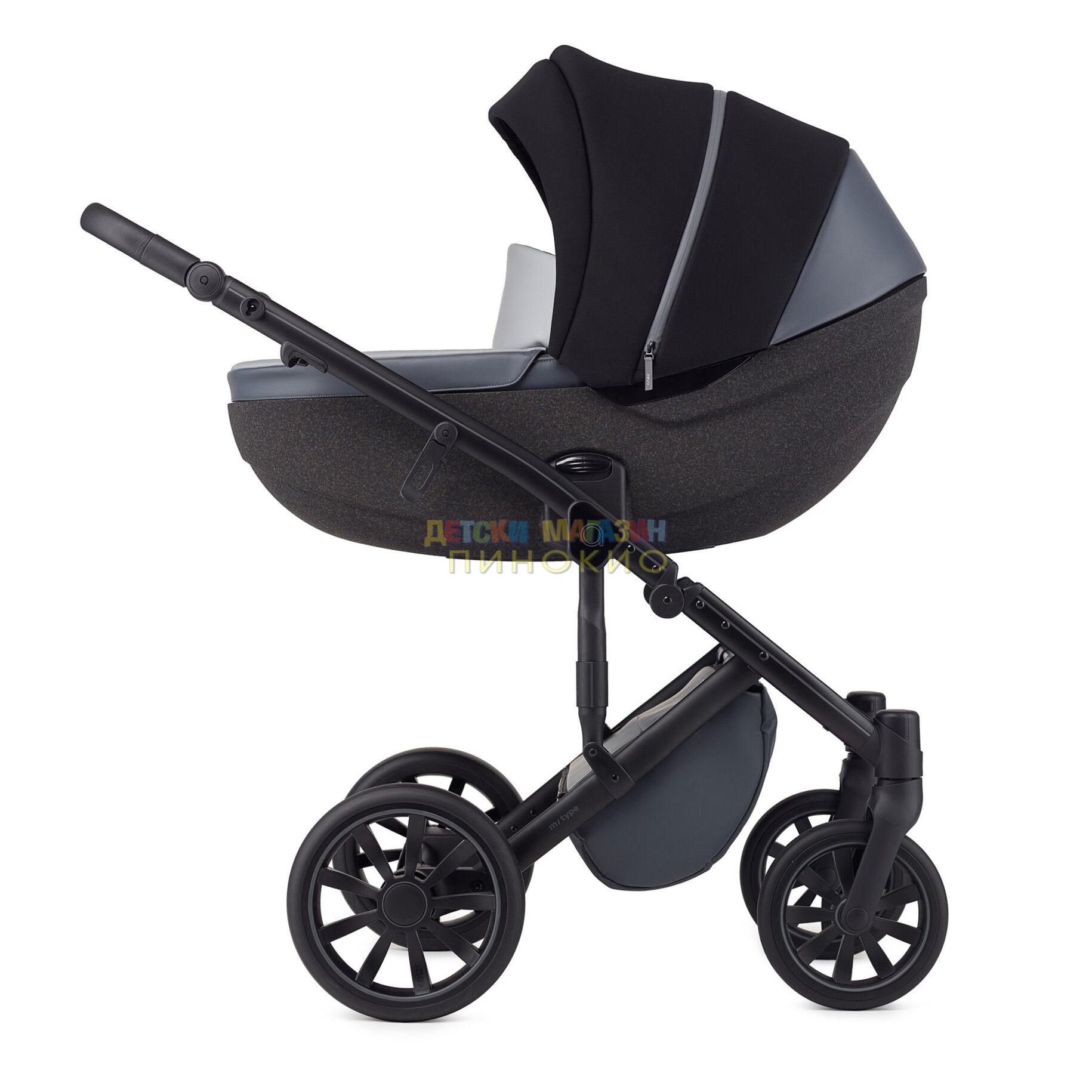 БЕБЕШКА КОЛИЧКА 2В1 M/TYPE PRO GREY ANEX
