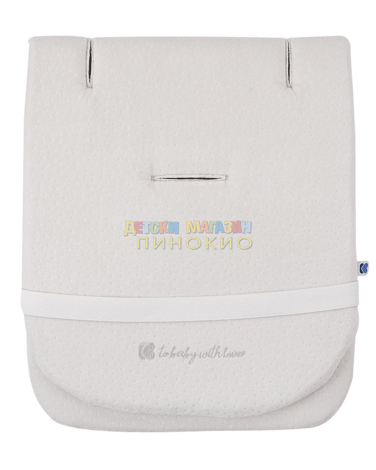 Мемори подложка за количка COTTON VELVET KIKKA BOO - Image 4