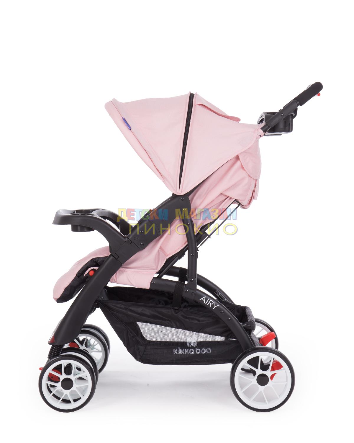 Комбинирана количка 2 в 1 Airy Pink KIKKABOO - Image 3