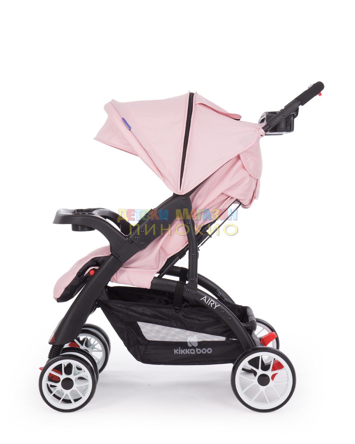 Комбинирана количка 2 в 1 Airy Pink KIKKABOO - Image 9