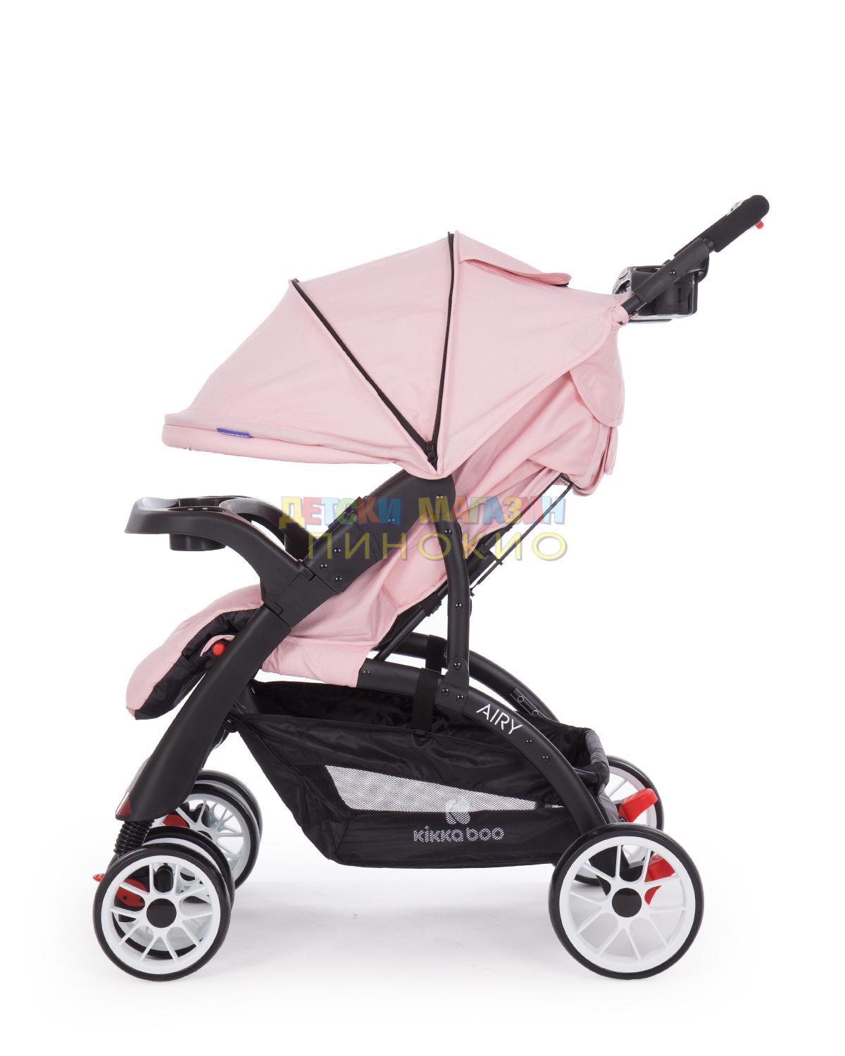Комбинирана количка 2 в 1 Airy Pink KIKKABOO - Image 10