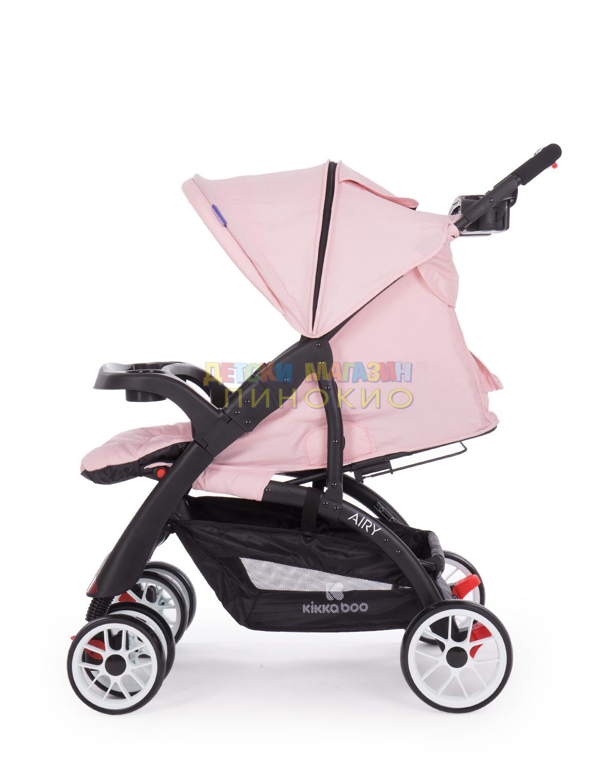 Комбинирана количка 2 в 1 Airy Pink KIKKABOO - Image 11