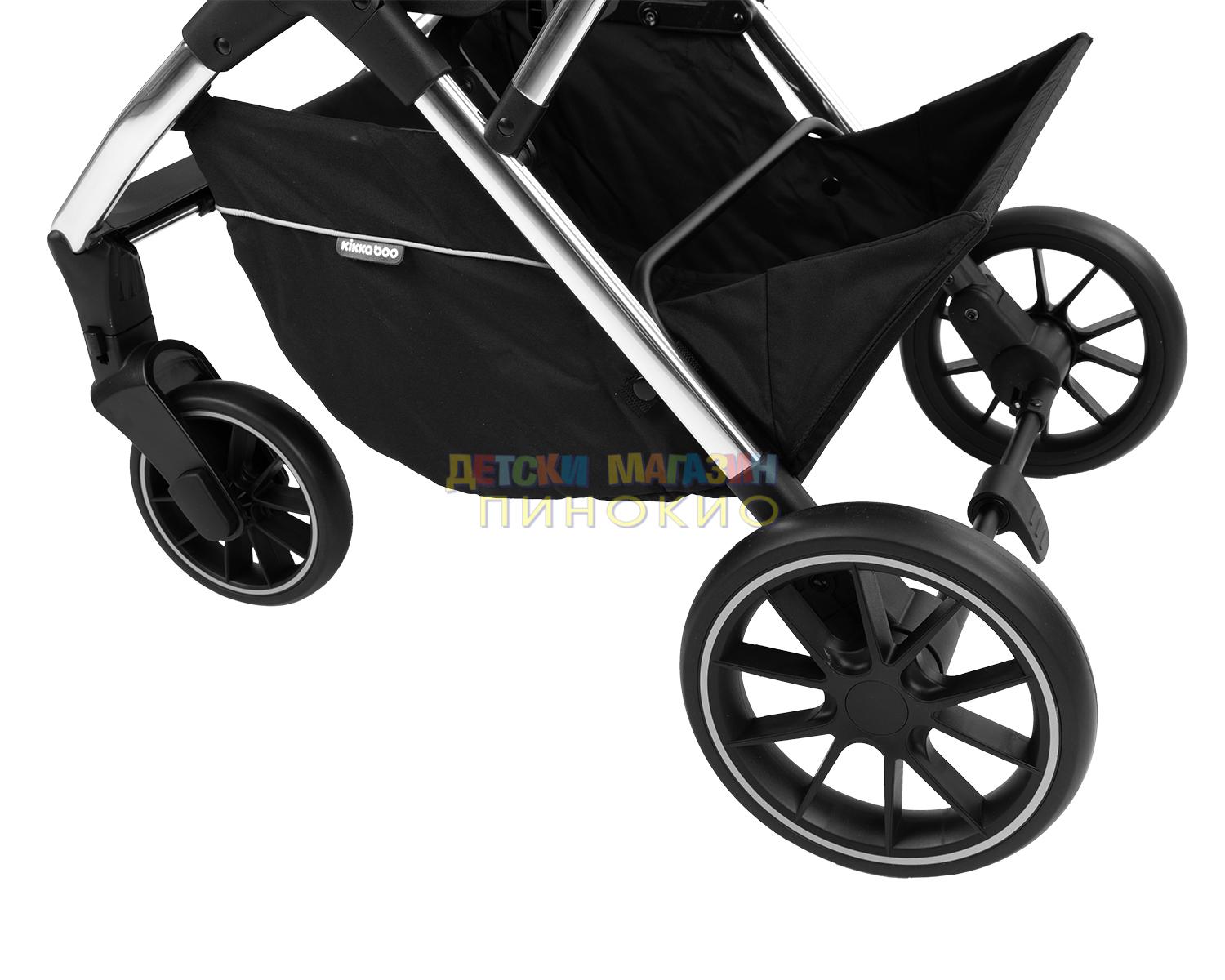 Комбинирана количка 3 в 1 Angele Chrome Grey KIKKABOO - Image 22