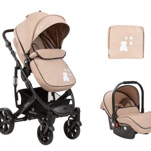 Комбинирана количка 3 в 1 Beloved Beige KIKKABOO