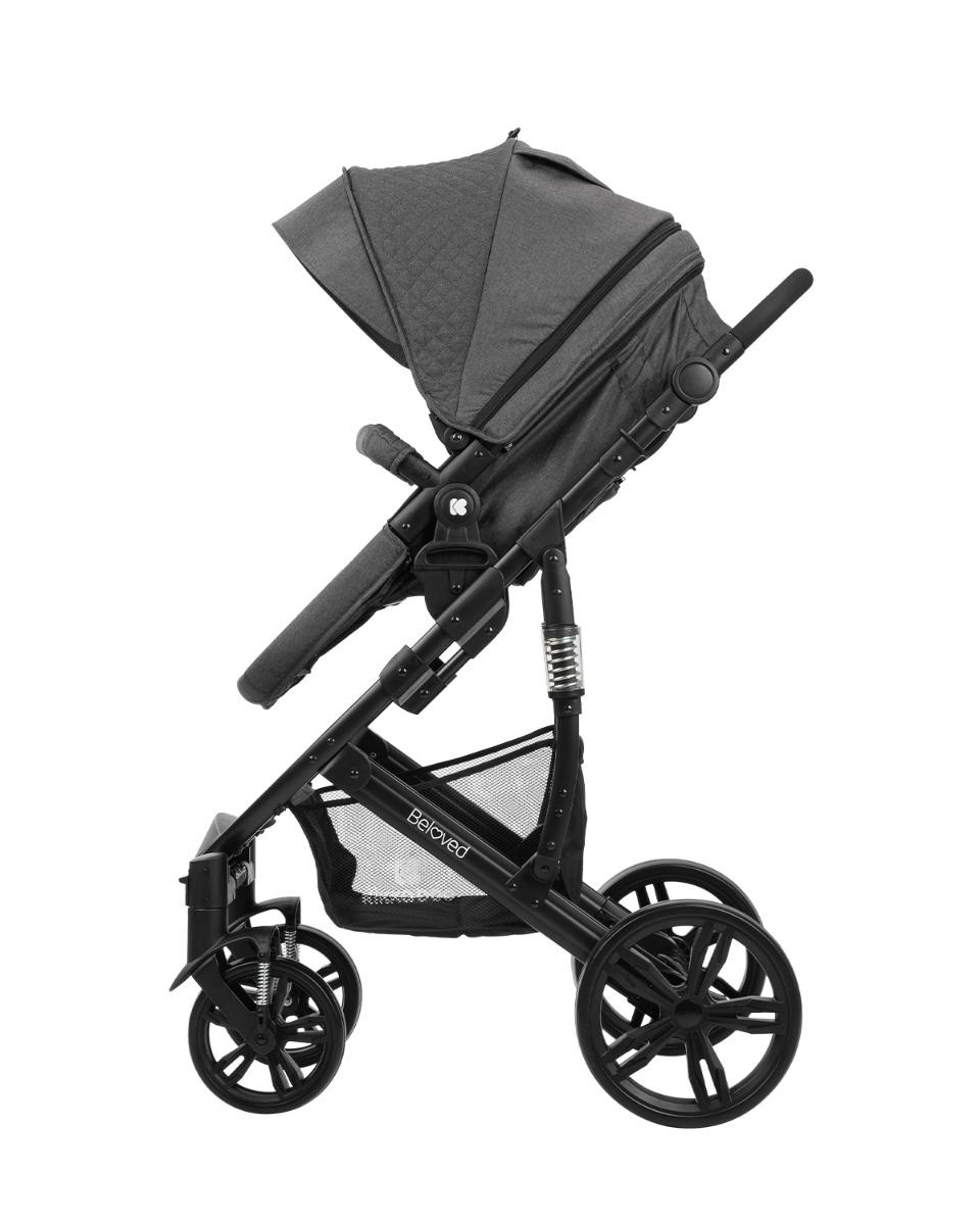 Комбинирана количка 3 в 1 Beloved Dark Grey KIKKABOO - Image 5