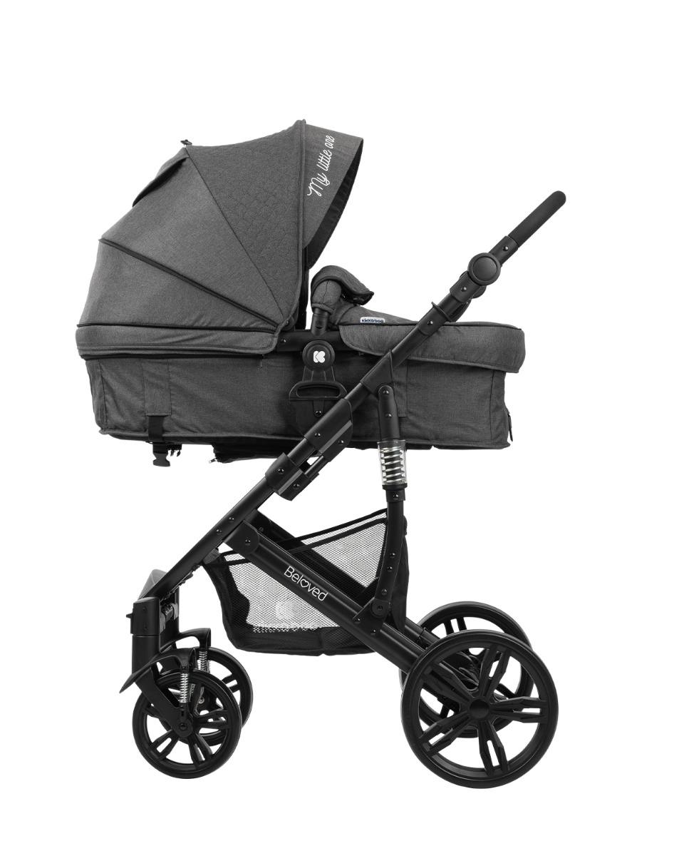 Комбинирана количка 3 в 1 Beloved Dark Grey KIKKABOO - Image 8