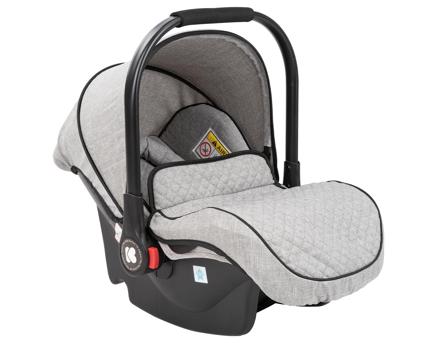 Комбинирана количка 3 в 1 Beloved Light Grey KIKKABOO - Image 12