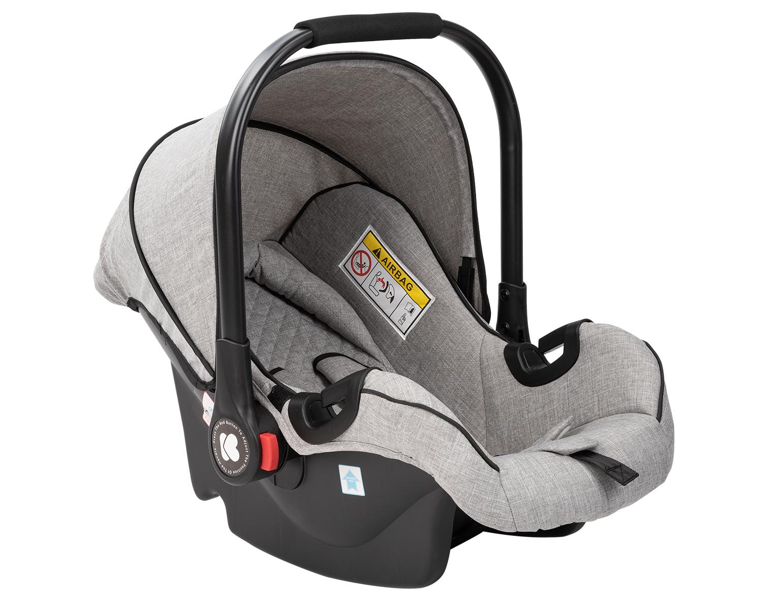 Комбинирана количка 3 в 1 Beloved Light Grey KIKKABOO - Image 13