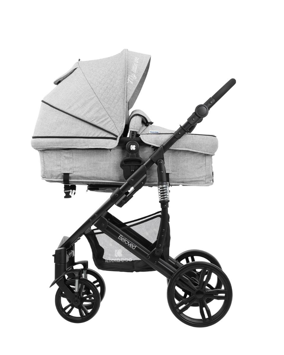 Комбинирана количка 3 в 1 Beloved Light Grey KIKKABOO - Image 8