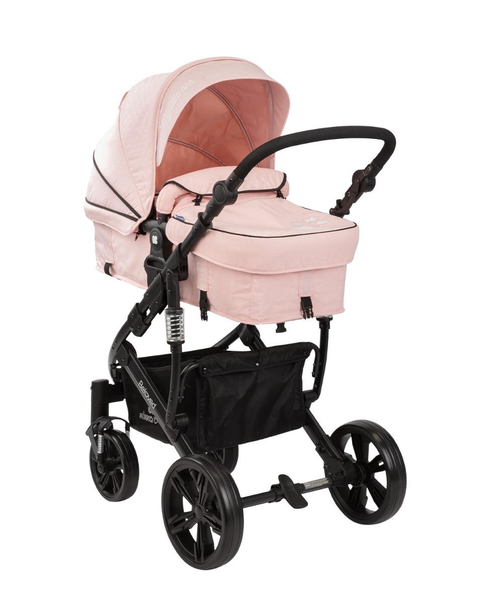 Комбинирана количка 3 в 1 Beloved Pink KIKKABOO - Image 11