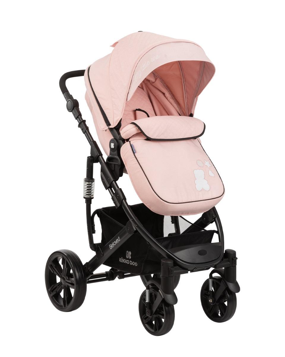 Комбинирана количка 3 в 1 Beloved Pink KIKKABOO - Image 2