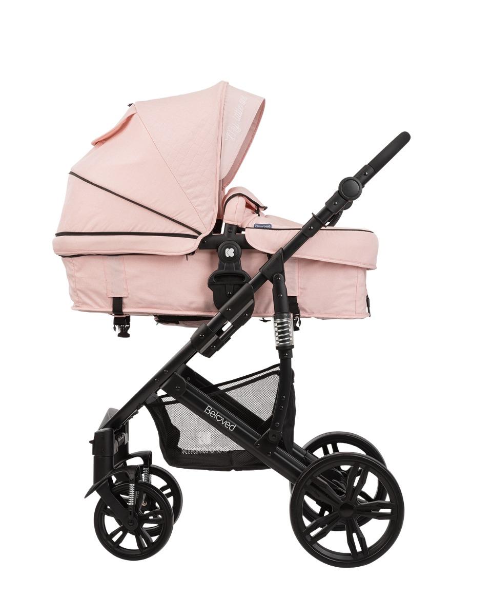 Комбинирана количка 3 в 1 Beloved Pink KIKKABOO - Image 8