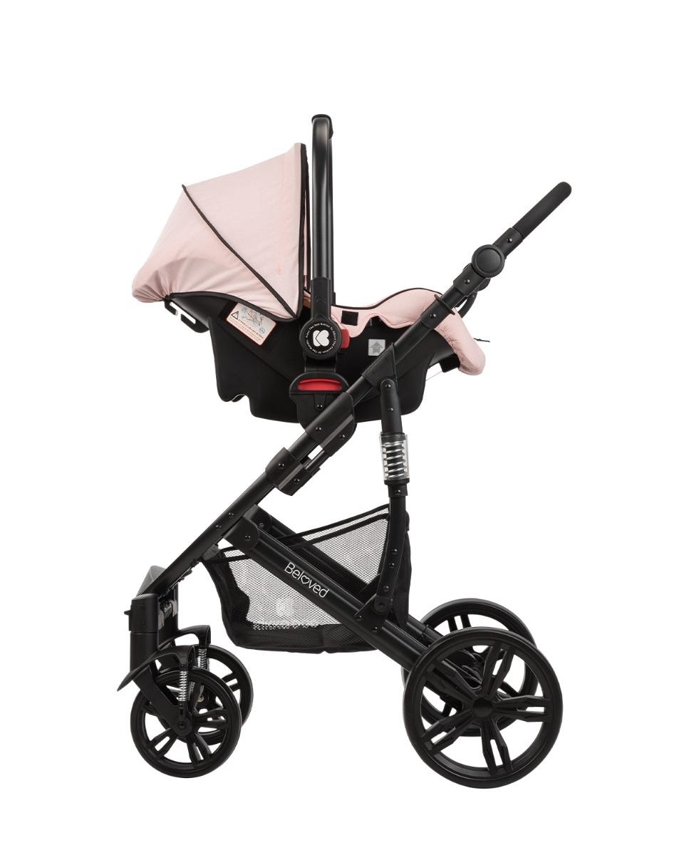 Комбинирана количка 3 в 1 Beloved Pink KIKKABOO - Image 9