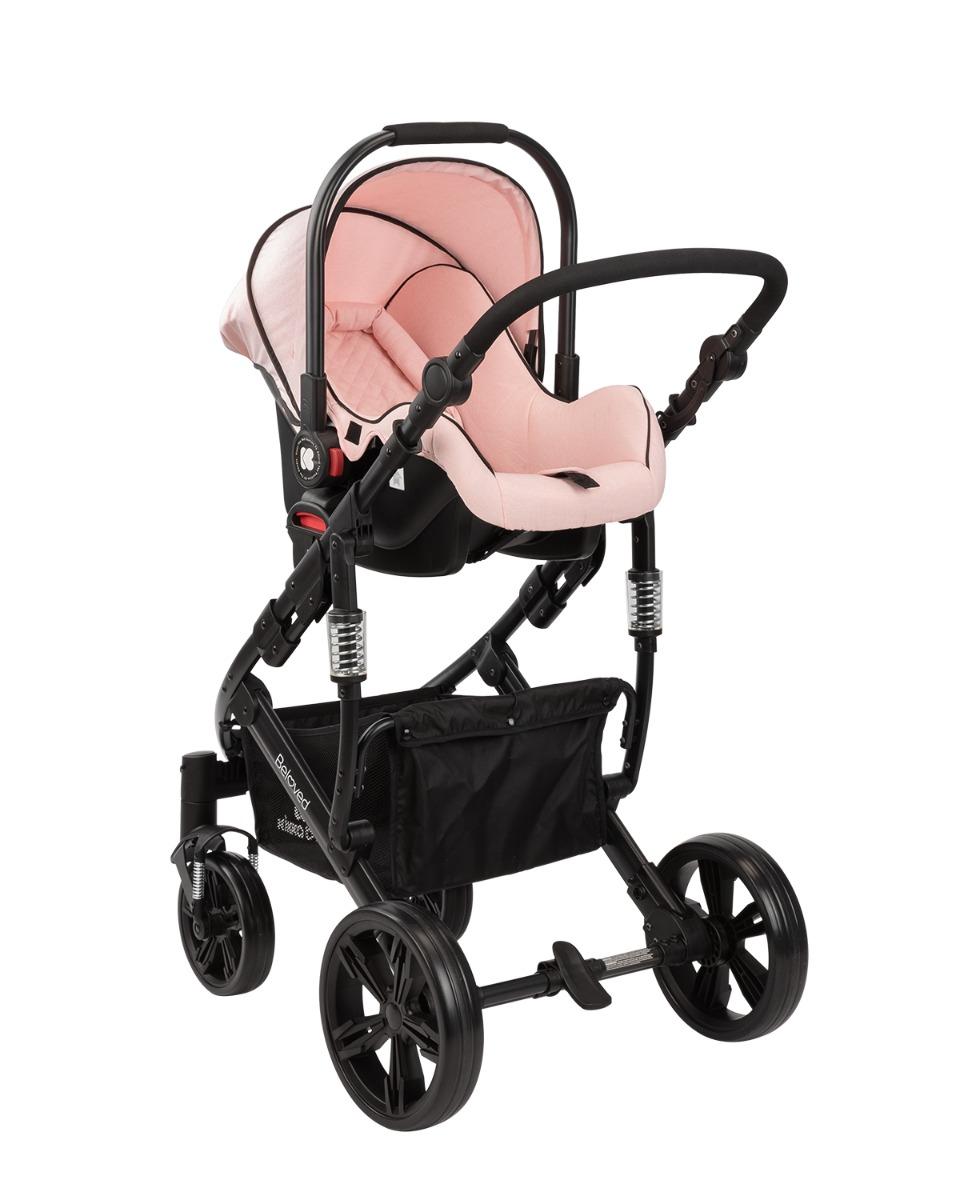 Комбинирана количка 3 в 1 Beloved Pink KIKKABOO - Image 10