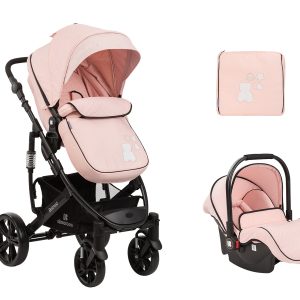 Комбинирана количка 3 в 1 Beloved Pink KIKKABOO