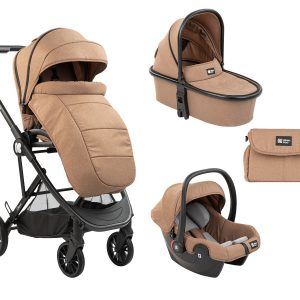 Комбинирана количка 3 в 1 Cherie Beige KIKKABOO