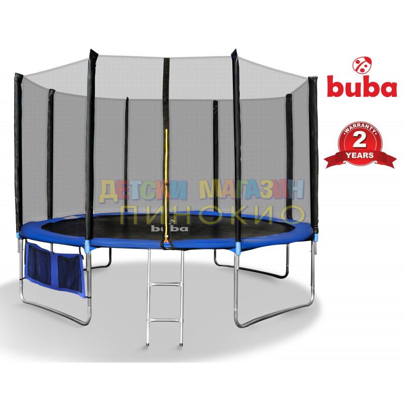 Детски батут 14FT (427 см) с мрежа и стълба Buba