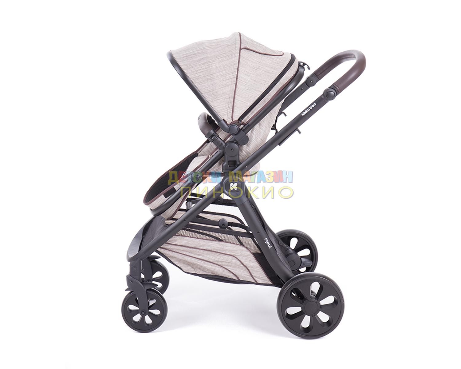 Комбинирана количка 2 в 1 Maui Beige KIKKABOO - Image 3