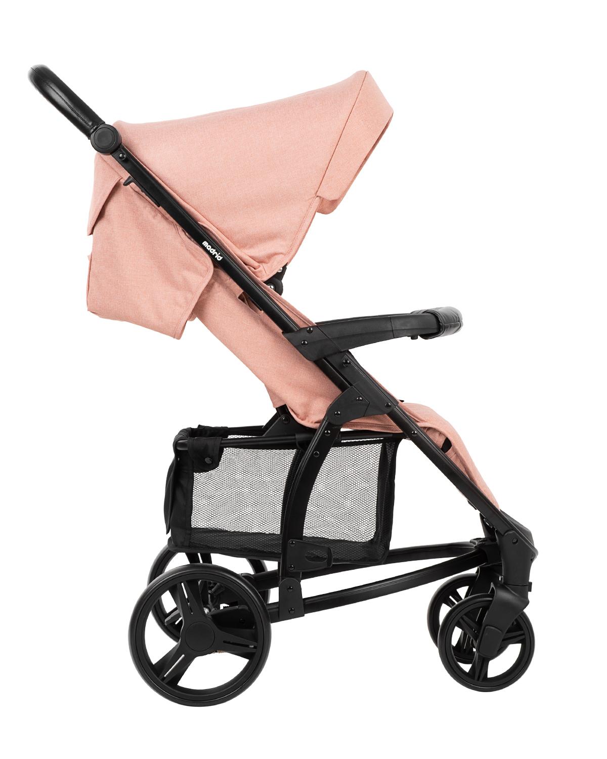 Комбинирана количка 3 в 1 Madrid Pink Melange 2020 KIKKABOO - Image 12