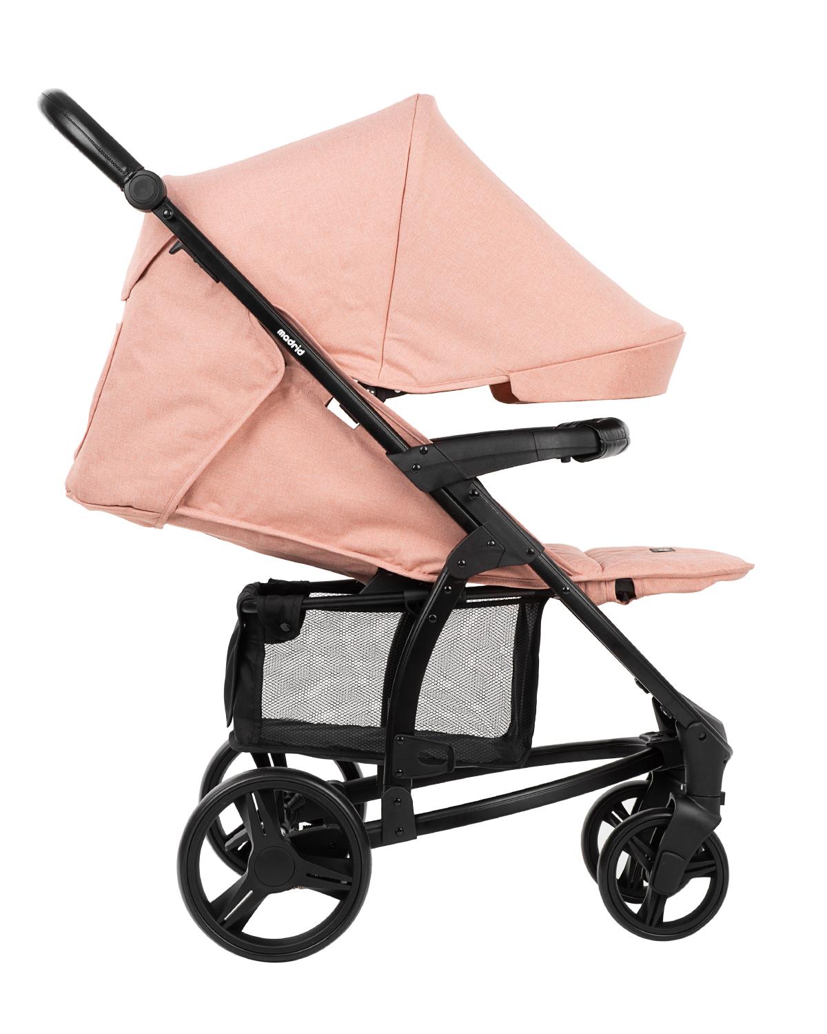 Комбинирана количка 3 в 1 Madrid Pink Melange 2020 KIKKABOO - Image 13