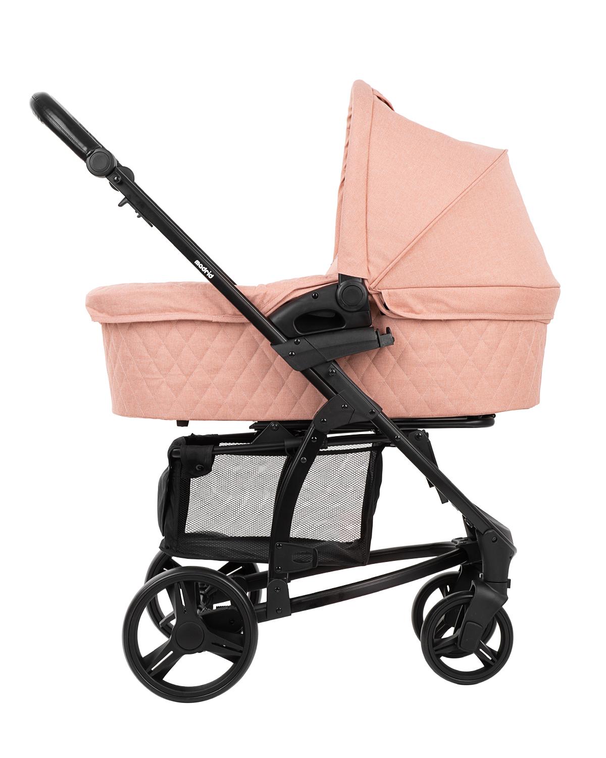 Комбинирана количка 3 в 1 Madrid Pink Melange 2020 KIKKABOO - Image 14