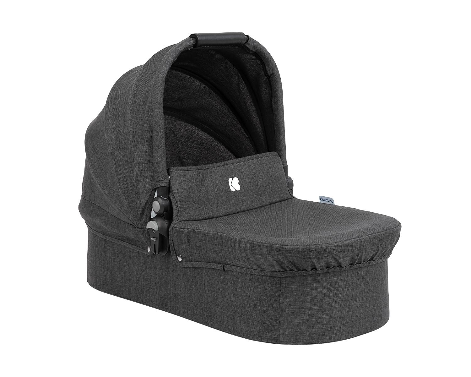 Комбинирана количка 3 в 1 Ugo Black Melange 2020 KIKKABOO - Image 16