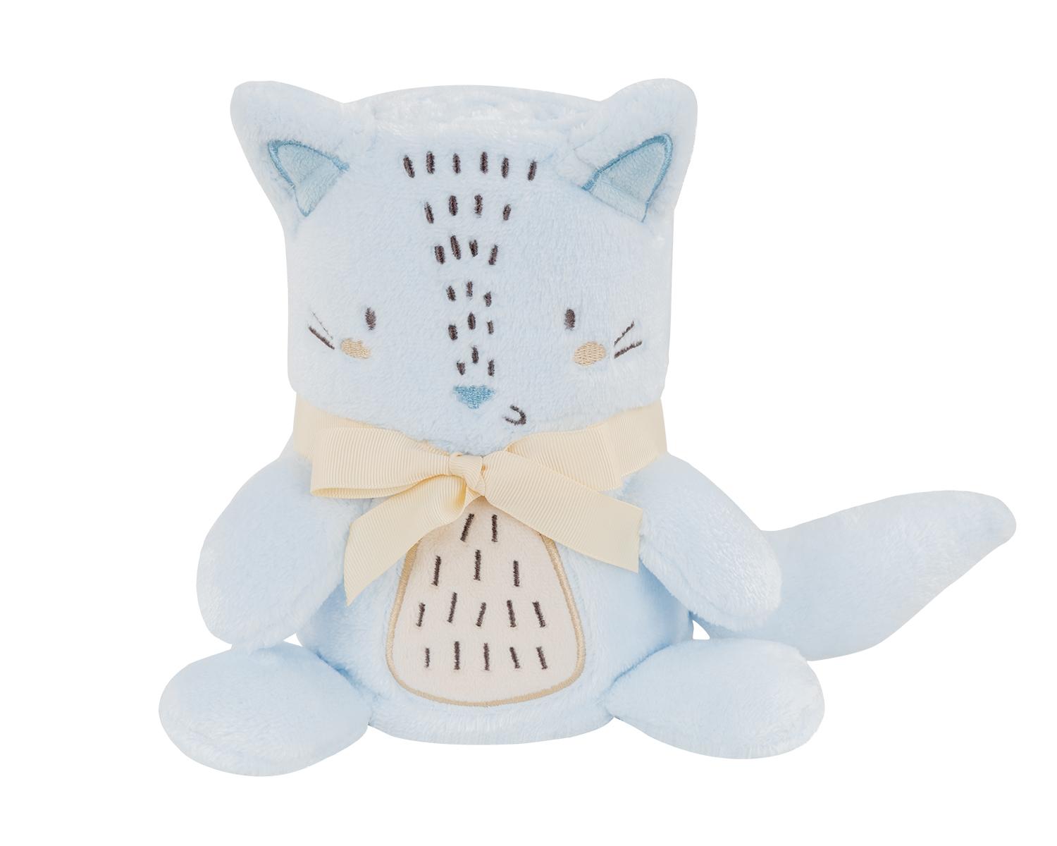 Бебешко одеяло с 3D бродерия Little Fox KIKKABOO