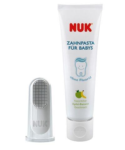 Пръстче за масаж + паста за зъби 3+ NUK