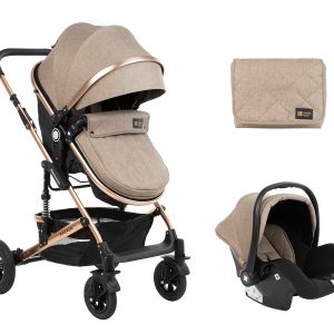 Комбинирана количка 3 в 1 с трансф.седалка Amaia Beige KIKKABOO