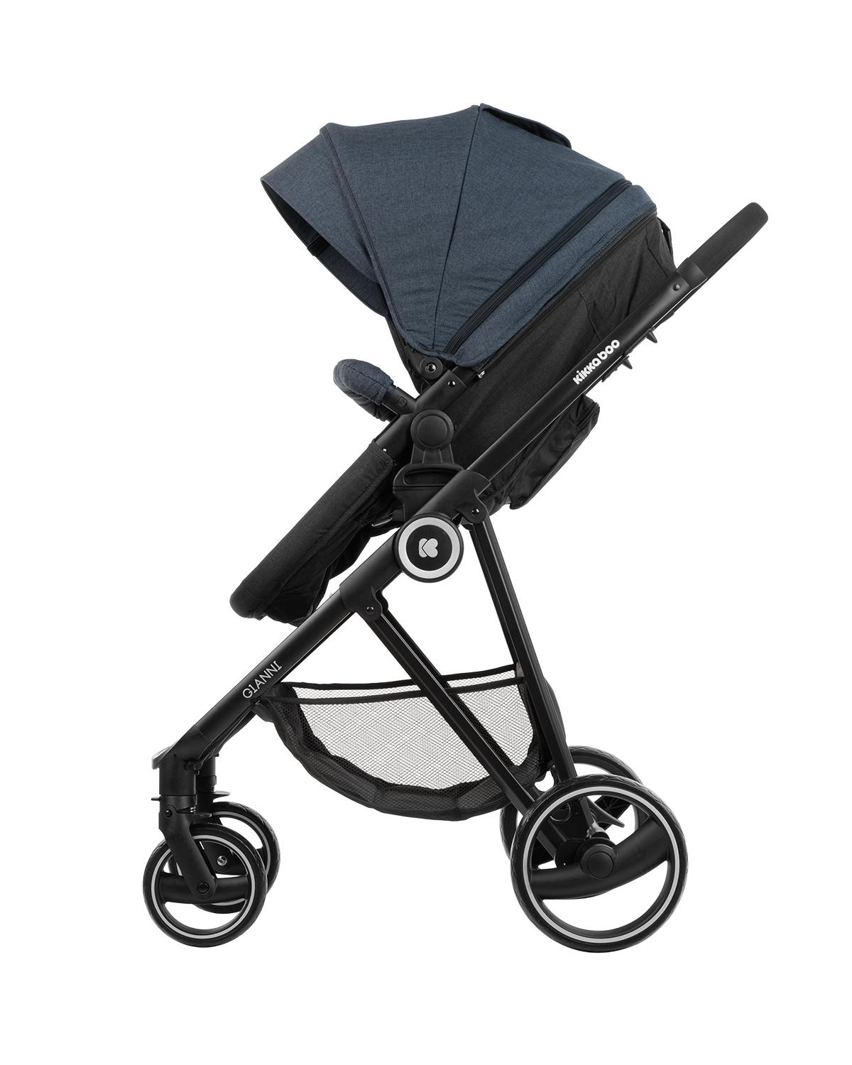 Комбинирана количка 3 в 1 с трансф.седалка Gianni Navy KIKKABOO - Image 7