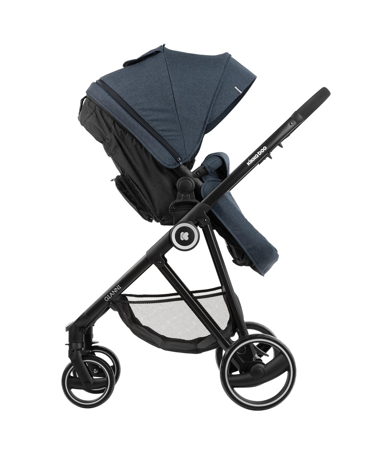 Комбинирана количка 3 в 1 с трансф.седалка Gianni Navy KIKKABOO - Image 8