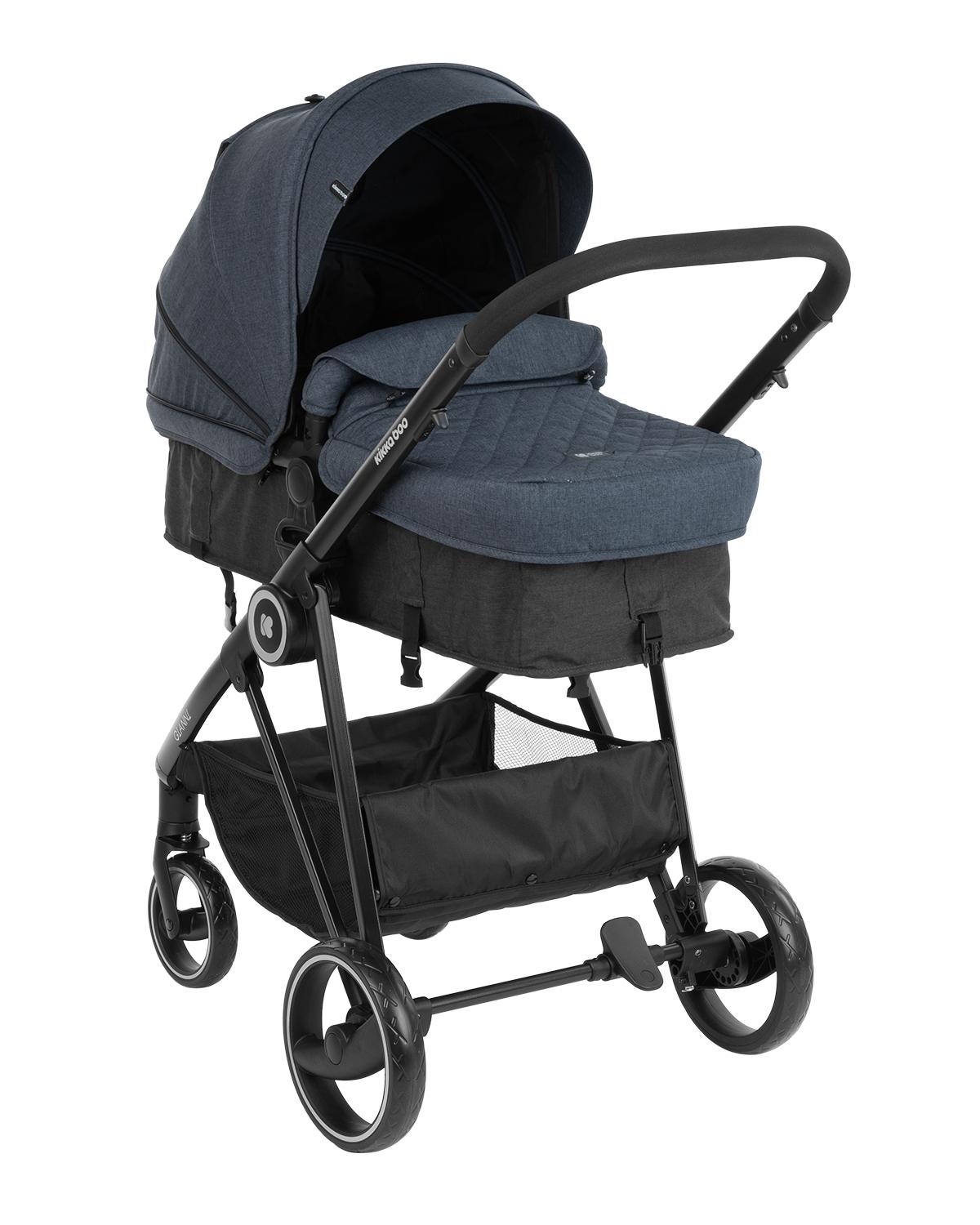 Комбинирана количка 3 в 1 с трансф.седалка Gianni Navy KIKKABOO - Image 9