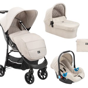 Комбинирана количка 3 в 1 Selina Light Beige KIKKABOO