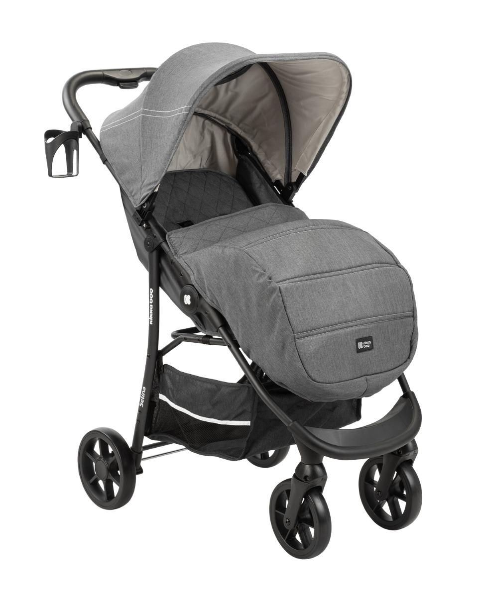 Комбинирана количка 3 в 1 Selina Dark Grey KIKKABOO - Image 7
