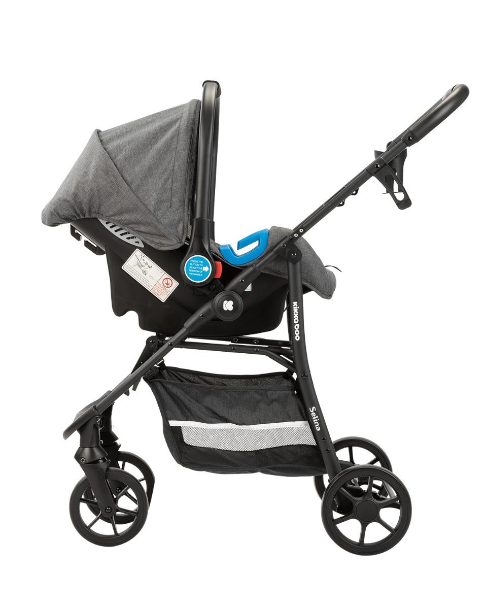 Комбинирана количка 3 в 1 Selina Dark Grey KIKKABOO - Image 10