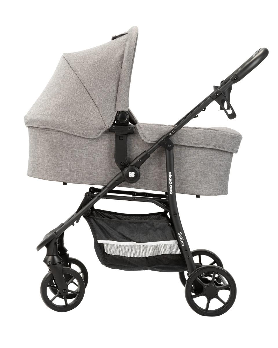 Комбинирана количка 3 в 1 Selina Light Grey KIKKABOO - Image 13