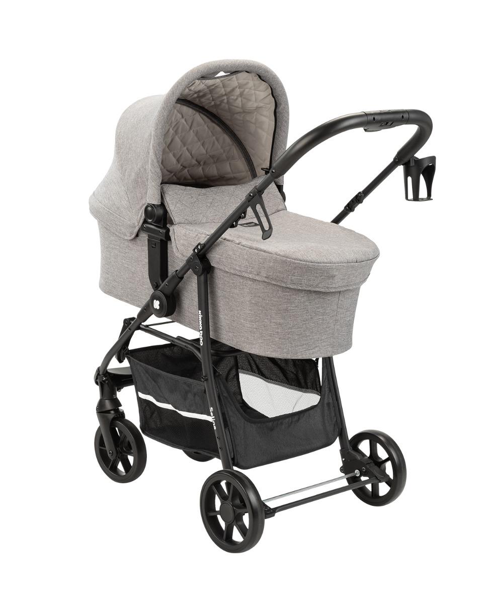 Комбинирана количка 3 в 1 Selina Light Grey KIKKABOO - Image 15