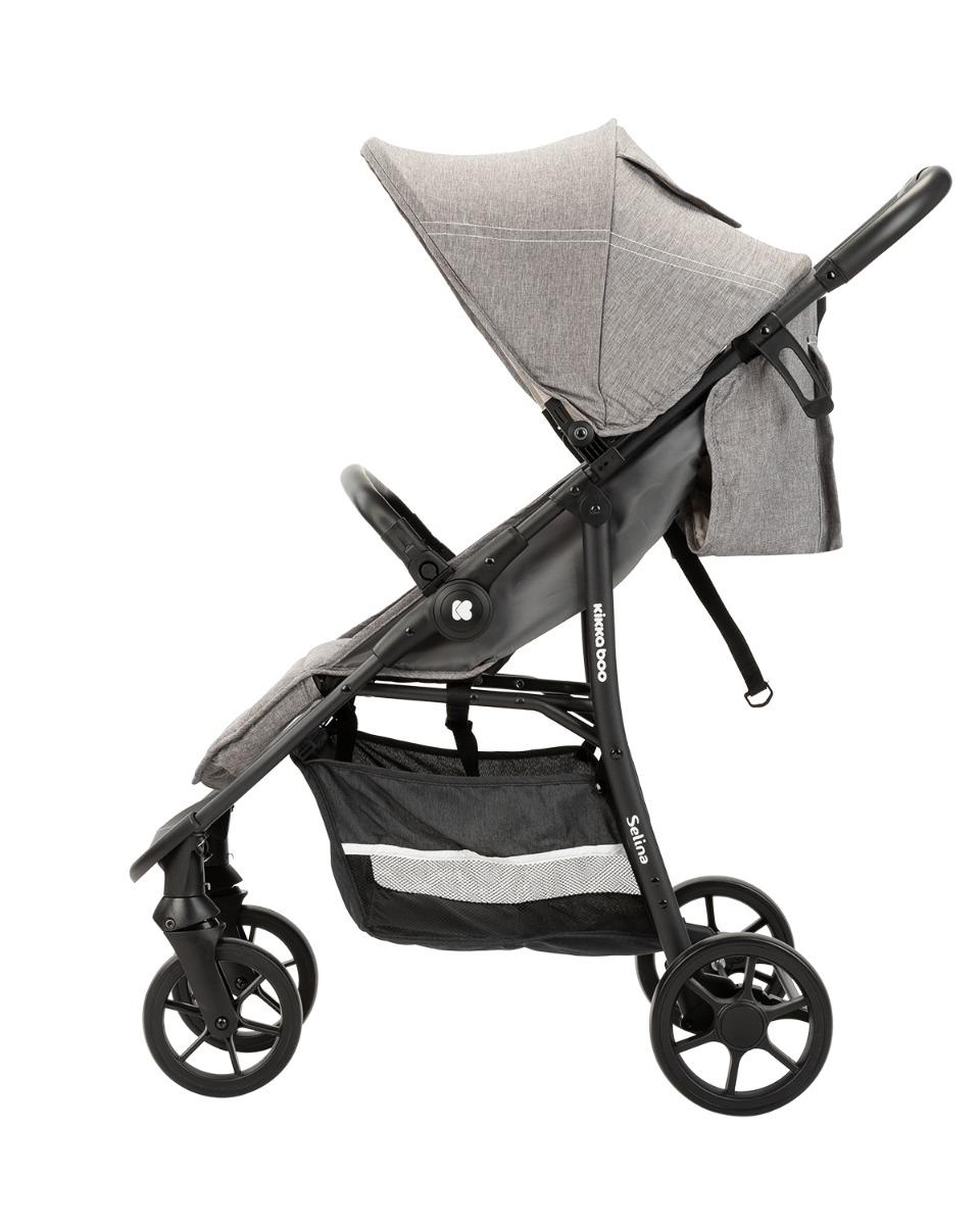 Комбинирана количка 3 в 1 Selina Light Grey KIKKABOO - Image 10